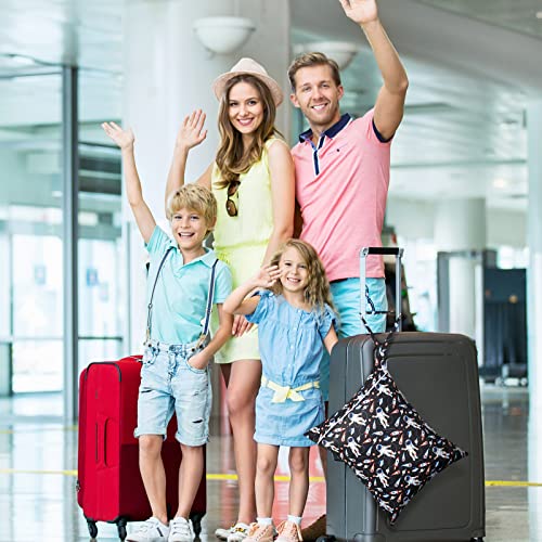 Shappy 2 Pack Large Travel Laundry Bags, Large Wet Dry Waterproof Dirty Clothes Bag for Suitcase, Swimsuit Beach Gym College Dorm Wet Bag(Astronaut) - style: Astronaut