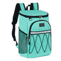 Backpack Cooler Backpack 26 Cans Insulated Leak Proof for Women Men Beach Camping Picnic Fishing Hiking Lunch Backpack Waterproof Cooler - color: Teal, size: Medium