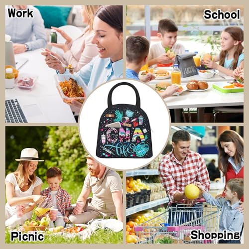 Nurse Lunch Bags for Women Nurse Lunch Box Nursing Medical Theme Insulated Lunchbox Nurses Day Gifts Reusable Cooler Tote Bag for Men & Women Office Travel Picnic Camping - color: Nurse