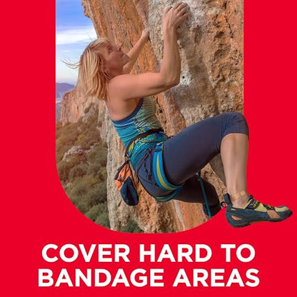 BAND-AID Brand Flexible Fabric Adhesive Bandages, Comfortable Sterile Wound Care and Flexible Protection for Minor Cuts, Scrapes & Burns, A Must for First Aid Kits, Non-Stick Pad, One Size, 100 Count - size: 100 Count, style: All One Size