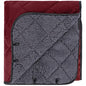 REDCAMP Large Warm Blanket with Sherpa Lining, Cold Weather Outdoor Blanket Windproof for Camping Stadium, Machine Washable 79"x 79" Red - color: 79"x 79" Red