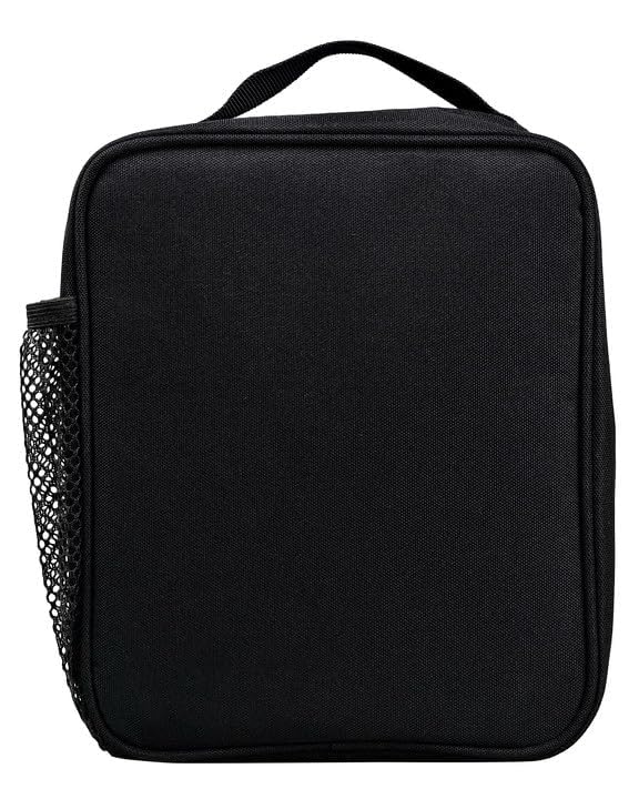 DAWAN freezable Insulated lunch bag,Built in detachable ice pack, Black, Insulated Cooler Tote with Handle for men or women, Keeps food cold or hot 8 to 10 hours, Meal Prep for Work Picnic golf