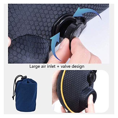 Travel Pillow Pure Memory Foam Neck Pillow, Comfortable & Breathable Cover, Machine Washable, Airplane Travel Kit, Standard, Gray