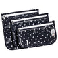 HIONXMGA TSA Approved Toiletry Bag, Set of 3 Clear Travel Toiletry Bag Quart Size Zipper Travel Pouch, Waterproof Makeup Cosmetic Bag for Women Men Kids Toiletries Carry on, Plus - color: Plus, Mixed Sizes