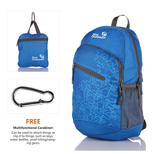 Outlander Packable Handy Lightweight Travel Hiking Backpack Daypack-Dark Blue - color: Dark Blue, size: 20L