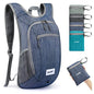 G4Free 10L/15L Hiking Backpack Lightweight Packable Hiking Daypack Small Travel Outdoor Foldable Shoulder Bag - color: Dark Blue, size: 15L