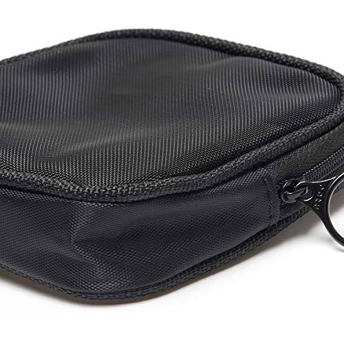 Patu Mesh Travel Toiletry Bag, Transparent Standing Pouch, Portable Shaving Washing Kits Organizer, Personal Care Trip Case, Pack of 2 (Size S), Black - size: Small (Pack of 2)