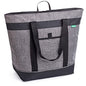 Jumbo Insulated Cooler Bag (Charcoal) with HD Thermal Insulation - Premium, Collapsible Soft Cooler Makes a Perfect Insulated Grocery Bag, Food Delivery Bag, Travel Bag, Beach or Picnic Bags - color: Charcoal