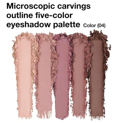 Matte Eyeshadow Palette, Rose Mauve Pink Neutral Eye Shadow, Dusty Pink Taupe Brown Eyeshadow, Soft Blendable Natural Makeup, Long Lasting Waterproof for Daily Date Soft Glam Look, Sombra de Ojos 04 - color: B04