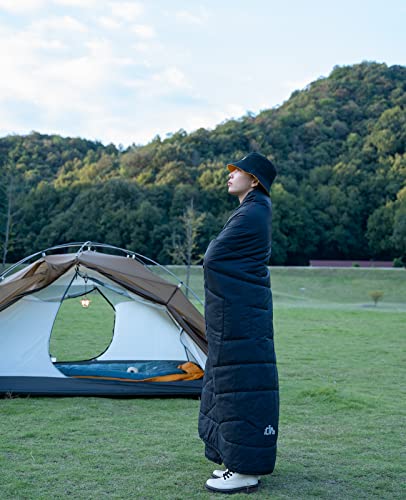 iClimb 3M Thinsulate Insulation Warm Camping Blanket Ultralight Compact - color: Light Grey, size: 72.8” × 55”, 1.52 lb
