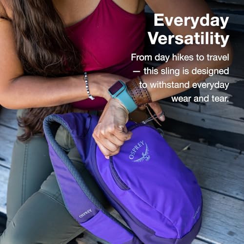 Osprey Daylite Shoulder Sling Bag - Crossbody Backpack for Everyday Carry, Festivals, and Travel - color: Tan Concrete