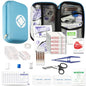 Small-Waterproof Car First-Aid Kit Emergency-Kit - Blue 273Piece Camping Equipment for Camping Hiking Home Travel YIDERBO - style: Blue-273Pcs