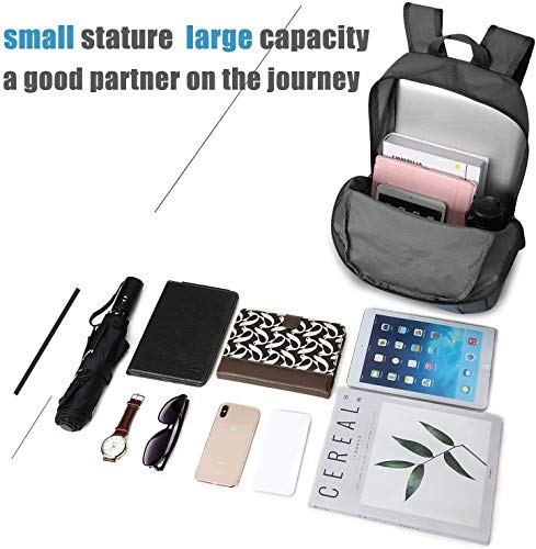 G4Free 20L Lightweight Packable Backpack Travel Hiking Daypack Foldable Backpack for Men Women - color: Grey Update