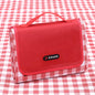 HX&OD Outdoor Picnic Blanket 80"X80" Picnic Mat Extra Large Camping Blanket Beach Blanket Foldable Waterproof Sand Mat Hiking Travel Family Concerts(Red) - color: Red, size: 80”x 80”
