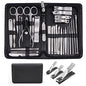 WOAMA Manicure Set 30 In 1 Nail Clipper Set Nail Kit For Women Men Stainless Steel Manicure Kit Professional with Travel Case - color: Silver