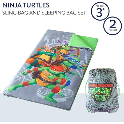 Sling Bag Slumber Set - color: Ninja Turtles Mutant Mayhem