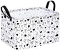 MAIZMZ Girls Empty Gift Basket Heart Print Storage Cube for Women, Closet Shelf Organizer Bins with Handles Nursery hamper Kids Toys Books Box Room Deco - color: Grey love