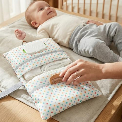 HAMUR Baby Diaper Bag Organizer – Compact & Foldable Stroller Pouch for Newborn Essentials | Travel-Friendly | Fits Boys & Girls (Animal) - color: Animal
