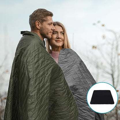 Preboun 4 Pack Large Waterproof Stadium Blankets Thick Warm Fleece Picnic Camping Blankets for Cold Weather Football Games Concerts Beach Outdoor Activities Homeless Donations(Multi) - color: Multicolor