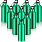 CHENGU Aluminum Water Bottle 20 oz Reusable Bottles Lightweight Leak Proof Aluminum Sports Travel Bottles with Twist Cap Buckle for Gym, Hiking, Cycling, Camping, Fishing - color: Green