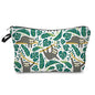 Deanfun Makeup Case Small, Cosmetic Zipper Bag Waterproof for Purse Mini, Women Cute Traveling Accessories Pouch for Ladies Thanksgiving Sloth D2-51476 - color: Sloth D2-51476