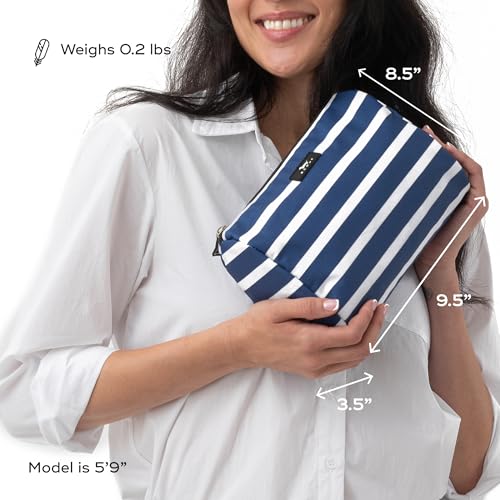 SCOUT Packin' Heat - Large, Water-Resistant, Zip Close Makeup Bag for Women- Toiletry Travel Bag - Cosmetic Bag - color: Pool McCartney
