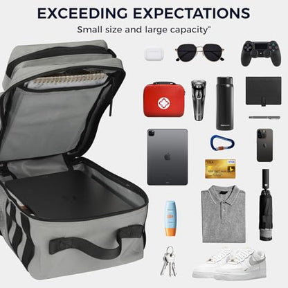 9L Mini Tactical Backpack for Men Women,Small Military Tactical Backpack for Sport,Gym,Hiking,Travel,Camping (Gray) - color: Gray