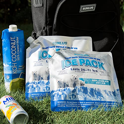 Cooler Ice Packs Reusable Ice Packs for Coolers Long Lasting Freezer Packs for Cooler Bag, Lunch Bags, Cooler Backpacks - color: 5 Pack - All Purpose Ice Packs