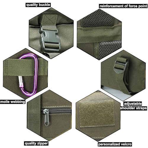Hiking Backpack for Men 70L/100L Camping Backpack Military Rucksack Molle 3 Days Assault Pack for Climbing | Camping Backpack - color: 100l-olivegreen