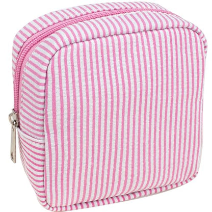 Small Makeup Bag, Mini Makeup Pouches for Purse Cute Cosmetics Bag Pouch with Slip-in Pockets Small Travel Toiletry Bag Makeup Storage Bag Lipstick Organizer Purse Essentials - color: 0-Mini Pink