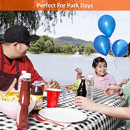 5ft Picnic Table and Bench Cover, Camping Essentials RV Gear, 60 in Waterproof Windproof Outdoor Elastic All Around Tablecloth, Fitted Rectangle Tables and Seats, Black-White Checkered - color: Black-white Checkered, size: 60"