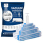 Vacuum Storage Seal Bags-Jumbo Vacuum Packing Bags with Pump for Travel, Clothes, Bedding & Blankets-Reusable Compression Travel Vacuum Bag Set | Space Saver Bags_(3XL+3L+3M+3S) - size: 3XL+3L+3M+3S