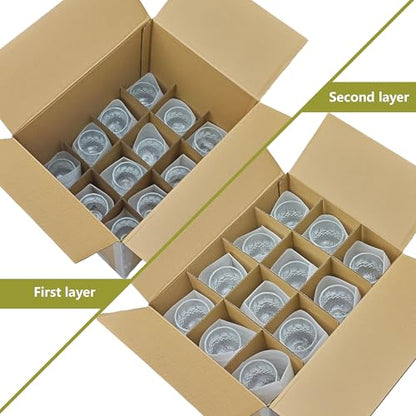 5 Sets Moving Boxes with Divider Kits,16 x 12 x 13 Inch Glassware Dish Packing Box Kitchen Moving Box Corrugate Dividers with 120 Pcs Foam Pouches,2 Pcs tape rolls with dispenser(Two Layer) - style: 5 Sets-two layer-16x12x13in