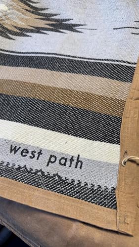 WP West Path Waxed Canvas Camping Blanket & Bedroll – Waterproof Canvas Blanket, Oilskin Outdoor Blanket, Camp Blanket, Bushcraft Ground Cloth (Brown Diamond, XL) - color: Brown Diamond, size: X-Large