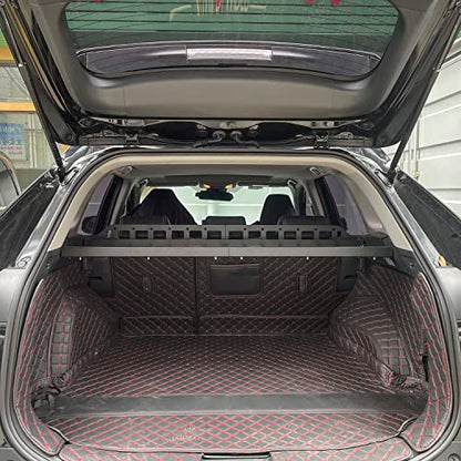 HIGH FLYING for Toyota RAV4 2019-2025 Car Accessories Modular Storage Molle Panel Cargo Shelf Organizer Luggage Carrier Rack Aluminum Alloy (with Split Cross Bar) - size: 2019-2025 with Split Cross Bar