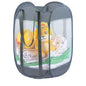with strong handles Laundry Hamper,Tear Proof Pop Up Laundry Hampers, foldable mesh Laundry basket. Used for travel, laundry room，university dormitory or toy storage, etc.(Vertical (Grey))…………