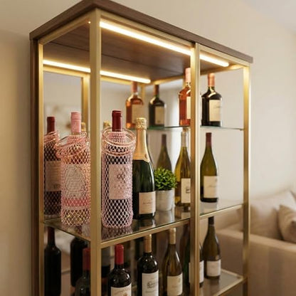 Munyee Hua Rhinestone Mesh Wine Bag Champagne Bottle Tote with Handle Reusable Gift Pouch Crystal Carrier Sparkly Bling Wedding Party Bridesmaid Gift Housewarming Holiday (Pink Handle Pink Rhinestone) - color: Pink Handle Pink Rhinestone