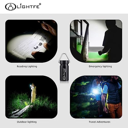 MINI01 Keychain Flashlight mini Keychain Light is Light, Small, and Bright (Mini01 Black) - color: Mini01-Black
