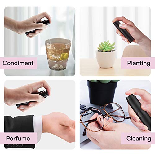 Tekson 8ml Travel Perfume Atomizer Refillable, Mini Cologne Spray Bottle Empty, Small Aftershave Portable Sprayer for Liquid Dispenser(Green) - color: BBCSG