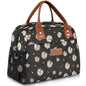 HOMESPON Insulated Lunch Bag for Women Men Adults Lunch Tote with Front Pocket Lunch Box Container Cooler Bag for Work Picnic (Black Daisy) - color: Black Daisy