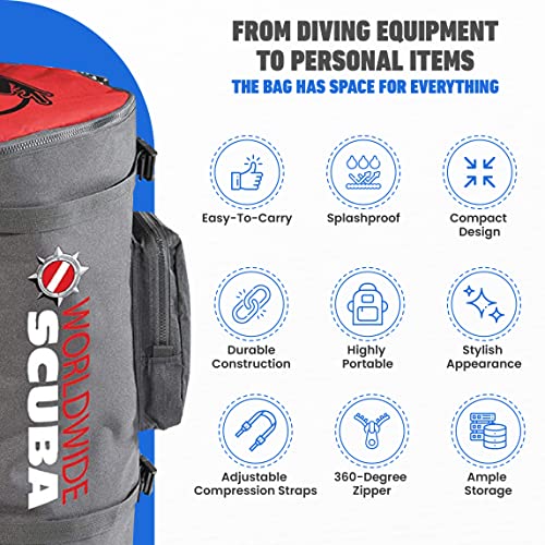 AKONA Globetrotter All-in-One Carry-On Backpack - color: Red