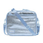 Simple Modern Hadley Lunch Box with Shoulder Strap | Kids & Adults | Insulated Bag with Pockets for Women, Men, Girls, Boys - color: Metallic: Summer Sky