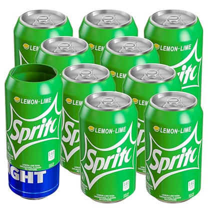 BeerSkin Skywin Silicone Can Covers that Look Like Soda - 10 Pack 12 oz (355ml), Reusable & Durable Soda Can Cover, Fun Kozies for Cans for Camping, Parties, Outdoor, Beach Accessories (Grass Green) - size: Grass Green