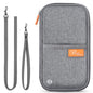 VanFn RFID Travel Passport Wallet, Family Passport Holder, Trip Document Organizer P.Travel Series - color: Pure Grey