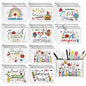 30 Pcs Teacher Appreciation Gifts Bulk Makeup Bag for Teacher Colorful Canvas Makeup Bags Reusable Women Cosmetic Pouch for Appreciation Birthday Gifts - style: Teacher