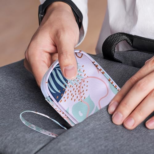 Electronics Organizer Travel Case, Cable Organizer Travel Essentials Tech Pouch,Suitable for Charger, Cable, Phone，Flash Drive,Maple leaf - color: Maple leaf