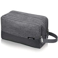 Toiletry Bag for Men Hanging Dopp Kit Water Resistant Shaving Bag Small Toiletry Bag for Traveling (Denim Grey) - color: Denim Grey