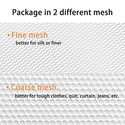 Runtoo 2 Pack 36 x 36 inches Extra Large Laundry Bag Delicates Wash Bags Camp Travel Heavy Duty Zipper Big Net Sweater Curtain Bedding Robes Blanket Jumbo Toys Organizer - size: 2 PACK