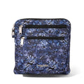 Baggallini Securtex Anti-Theft Crossbody - color: Indigo Petal