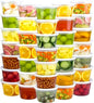 Dipoo 60 Sets (120-Piece) Deli Containers with Lids 16 oz, Leak-Proof & BPA Free Airtight Takeout Plastic Food Storage Containers for Soup, Freezer/Microwave/Dishwasher Safe - size: 16 oz - 60 Sets